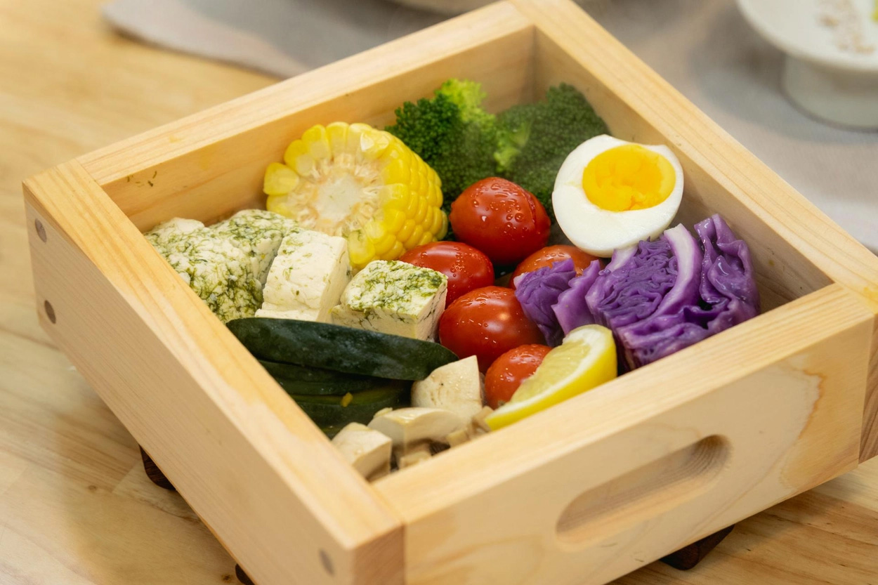 조식 : 채소 편백찜